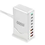 [GaN Tech]Bakeey YMX-600W 600W 8 Portlu USB PD Şarj Cihazı 5USB-C+3USB-A QC PD3.1 Hızlı Şarj Masaüstü Şarj İstasyonu AB Fişi ABD Fişi iPhone 16 15 Plus 14 13 12 Pro için Huawei Mate XT için Xiaomi 15pro için Oppo A5 Pro için