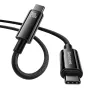 Baseus Tungsten Gold 240W Type-C - Type-C Kablosu PD3.1 Güç Dağıtımı Hızlı Şarj Veri İletimi Kalaylı Bakır Çekirdek Hattı 1M/2M/3M Uzunluğunda Huawei Mate50 için Samsung Galaxy S23 için Oppo Reno9 için Redmi K60 için