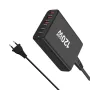 [GaN Tech] Chargeur USB PD 120 W 6 ports 3 USB-A + 3 USB-C Station de charge de bureau à charge rapide Prise UE pour iPhone 15 14 13 pour Huawei Pura 70 Ultra pour Xiaomi 14pro pour Samsung Galaxy S24
