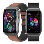 ET650 1.57inch HD Screen ECG HRV Lorenz Analysis Micro-physical Examination Heart Rate Blood Pressure Blood Composition SpO2 Monitor Sleep Monitoring Non-invasive Blood Glucose Measurement SOS Emergency Call Respiratory Training Metto IP68 Smart Watch