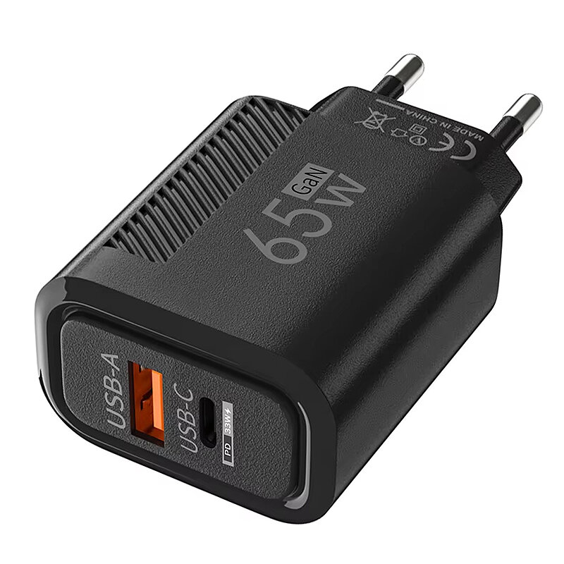 Black & EU Plug