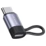 USAMS US-SJ677 AU17 PD30W iP to Type-C Aluminum Alloy Adapter Converter with Anti-lost Lanyard