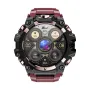 LOKMAT APPLLP 2 PRO 1.508-inch AMOLED Android Smart Watch 2G 4G RAM 16G 64G ROM Built-in 2MP+8MP Dual Camera Heart Rate Blood Oxygen Monitor Breathing Training NFC GPS Function 1150mAh Large Battery Multi-sport Modes Music Playback Smart Watch