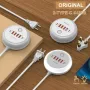 50W 6-Port USB PD Charger 4USB-A+2USB-C PD Fast Charging Power Strip with Touch Light EU Plug US Plug for iPhone 16 16Pro 15 14 13 Pro Max for Samsung Galaxy Z Flip6 for Xiaomi 15pro for Huawei Mate XT