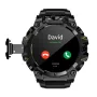 LOKMAT APPLLP 2 PRO 1.508-inch AMOLED Android Smart Watch 2G 4G RAM 16G 64G ROM Built-in 2MP+8MP Dual Camera Heart Rate Blood Oxygen Monitor Breathing Training NFC GPS Function 1150mAh Large Battery Multi-sport Modes Music Playback Smart Watch