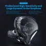 KZ EDC PRO Wired Earphone 3.5mm Jack Earbuds Large Dynamic Drivers Bass HiFi Monitor with Detachable Audio Cable In-ear Headphone Earbuds