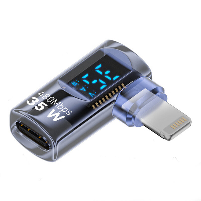 C Female to iP Male(Bending-Blue)