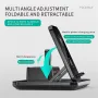 6-in-1 Desktop Charger with Wireless Fast Charging Bluetooth Speaker RGB Light Multi-Device Compatible