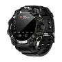LOKMAT APPLLP 2 PRO 1.508-inch AMOLED Android Smart Watch 2G 4G RAM 16G 64G ROM Built-in 2MP+8MP Dual Camera Heart Rate Blood Oxygen Monitor Breathing Training NFC GPS Function 1150mAh Large Battery Multi-sport Modes Music Playback Smart Watch