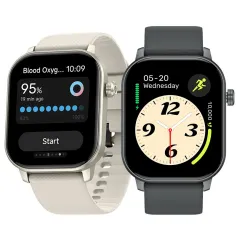 [2025World Premiere]Zeblaze GTS 3 GPS 2.01 inci HD Skrin 3ATM kalis air bluetooth Panggilan Kadar Jantung Darah Oksigen Monitor Pemantauan Tidur Penjejakan Tekanan Latihan Pernafasan HRV Fungsi Headlth Mod Pelbagai Sukan Wanita Jam Tangan Pintar