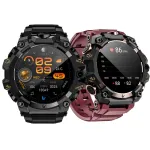 LOKMAT APPLLP 2 PRO 1.508-inch AMOLED Android Smart Watch 2G 4G RAM 16G 64G ROM Built-in 2MP+8MP Dual Camera Heart Rate Blood Oxygen Monitor Breathing Training NFC GPS Function 1150mAh Large Battery Multi-sport Modes Music Playback Smart Watch