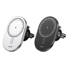 WEKOME WP-U207 15W Magnetic Wireless Charger Car Phone Holder Car Air Vent Fast Wireless Charging Bracket Stand for Smart Phones for iPhone 16 16 Pro 15 14 13 for Xiaomi 15pro for Samsung Galaxy Z Flip6
