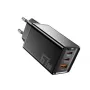[GaN Tech] ESSAGER JT-G67TC2U1 67W 3-poorts USB PD-oplader 2USB-C + USB-A QC2.0 3.0 4.0 PD3.0 AFC FCP SCP DCP BC1.2 Apple 2.4A snellaadadapter EU-stekker voor iPhone 15 14 13 voor Huawei Mate60 Pro voor Samsung Galaxy Z Flip4
