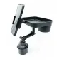 CP12 ถาดอาหารในรถยนต์ 2-in-1 พร้อมที่วางแก้วในรถยนต์แบบถอดออกได้ หมุนได้ 360 องศา สำหรับวางเครื่องดื่ม อาหาร โทรศัพท์มือถือ