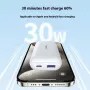 Ugreen PB501 30W 36Wh 10000mAh Power Bank Digital Display External Battery Power Supply with 1 Input & 2 Outputs Fast Charging for iPhone 16 15 Pro 14 13 12 Pro Max for Huawei Mate XT for Samsung Galaxy Z Flip6 for Airpods