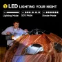 [USA Direct] PYS-PEG 300 W/600 W/1000 W 299,5 Wh/655 Wh/1024 Wh przenośna zewnętrzna stacja zasilania z latarką cyfrowy wyświetlacz zapasowy zasilacz z wyjściem AC/DC/USB/PD do użytku na zewnątrz kemping podróż awaryjna