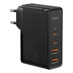 [GaN Tech] Baseus GaN2 Pro 100W 4-Port USB PD Charger 2USB-A+2USB-C PD3.0 2.0 QC3.0 2.0 SCP FCP AFC PPS Apple2.4 BC1.2 PE+ Fast Charging Wall Charger Adapter EU Plug for iPhone 15 14 13 for Huawei Mate60 Pro for Samsung Galaxy S24