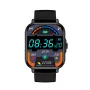 H15Plus 1.83inch HD Screen bluetooth Call Heart Rate Blood Pressure Blood Oxygen Monitor Sleep Monitoring Multi-sport Modes Music Playback IP67 Waterproof Smart Watch