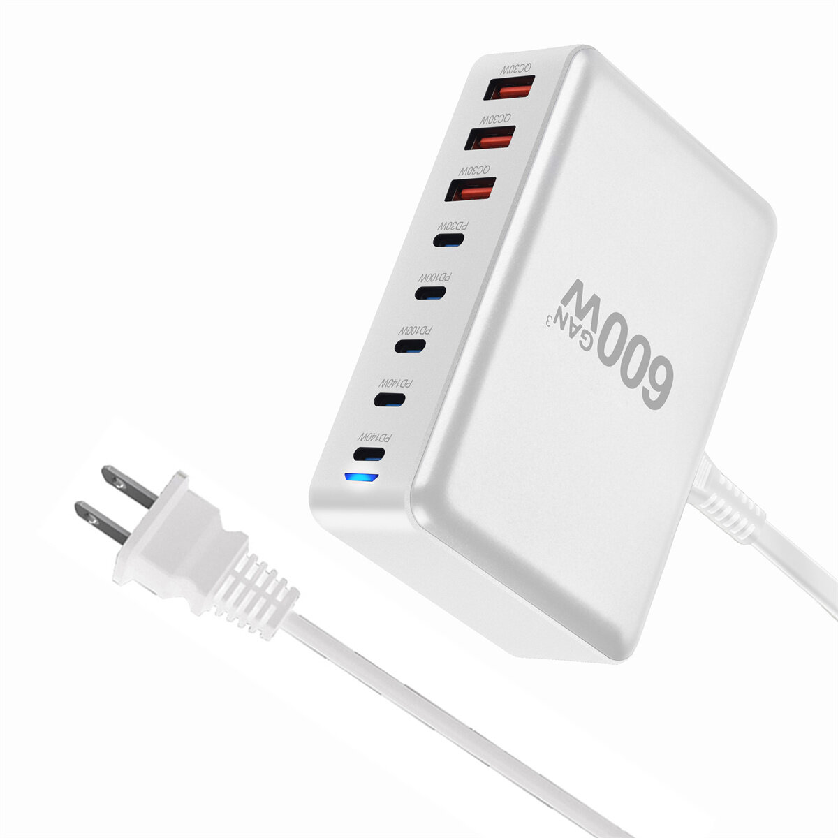 White & US Plug