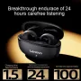 Lenovo TC3403 TWS Earbuds Wireless bluetooth Earphone 13mm Dynamic 3D Surround Sound Call Noise Cancelling Directional Audio 24H Playback Earhooks Sports Headphones