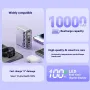 WEKOME WP-13 22.5W 10000mAh Clear Punk Style Power Bank LED Display External Battery Power Supply with 2 Inputs & 2 Outputs Fast Charging for iPhone 16 16Pro 15 14 13 Pro Max for Huawei Pura X for Xiaomi 15pro