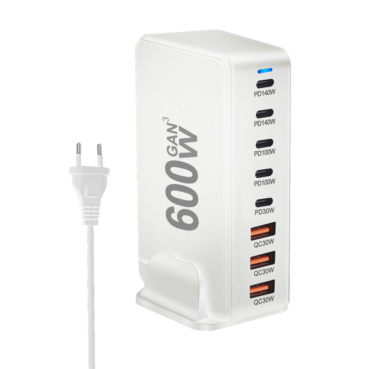 White & EU Plug