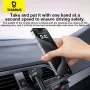 Baseus BS-CM040 Horizontal Car Phone Holder Metal Gravity Car Air Vent Cellphone Stand 360° Universal Rotation Ball for 4.7inch-6.5inch Mobile Phone