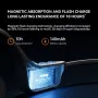 Sanag B60 ProMax True Bone Conduction oortelefoon Bluetooth 5.3 HiFi 3D stereo 64 GB geheugen IPX8 waterdichte sport nekband oortelefoon met microfoon