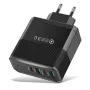 BK304-2A2C 100W 4-Port USB PD Charger 2USB-A+2USB-C PD QC3.0 Fast Charging Wall Charger Adapter EU Plug US Plug for iPhone 16 16 Pro 15 14 13 for Xiaomi 15pro for Samsung Galaxy Z Flip6 for Huawei Mate 70