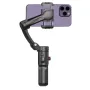 TOKQI M02 AI Mobile Phone Stabilizer 3-axis Foldable Gimbal with Removable Magnetic Remote Control Intelligent Tracking Gesture Control Anti Shake Video Recording Tripod Gimbals for Smartphone Android Apple