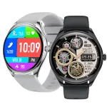 Bakeey MT55 1.43inch AMOLED Display bluetooth Call Heart Rate Blood Oxygen Monitor Women's Health Breathe Training Sleep Monitoring Multi-sport Modes Music Playback IP67 Waterproof Smart Watch