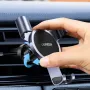 Ugreen LP493 Car Air Vent Gravity Mount Stand with Universal Rotary Ball Aluminum Alloy Clamp Support for 4.7-7.2 inch Mobile Phones