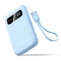 Ugreen PB522 20W 37Wh 10000mAh Power Bank with Removable C-C Cable Digital Display External Battery Power Supply with 1 Input & 2 Outputs Support PD QC SCP FCP Fast Charging for iPhone 16 16 Pro 15 14 13 Pro Max for Huawei Mate XT for Xiaomi 15pro