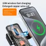 V88 120W Car Mount Phone Holder Intelligent Infrared Induction Air Vent Clip 15W Car Wireless Charger Magnetic for iPhone 16 16 Pro 15 14 13 for Samsung for Xiaomi for Huawei