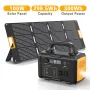 [USA Direct] PYS-PEG 300 W/600 W/1000 W 299,5 Wh/655 Wh/1024 Wh przenośna zewnętrzna stacja zasilania z latarką cyfrowy wyświetlacz zapasowy zasilacz z wyjściem AC/DC/USB/PD do użytku na zewnątrz kemping podróż awaryjna