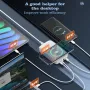 [GaN Tech] LDNIO 140W 5-Port USB PD Wireless Charger 2USB-A+3USB-C PD3.0 QC3.0 AFC FCP SCP DCP PPS Apple2.4A Fast Wireless Charging Desktop Charging Station EU Plug US Plug for iPhone 16 16 Pro 15 14 13 for Huawei Pura X for Samsung Galaxy S25 Ultra