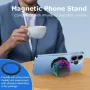 HS-001Y Mini Magnetic Base bluetooth Speaker Portable Subwoofer Speaker Stereo Sound RGB Light TWS Hands-free Call Phone Stand Outdoor Wireless Magnetic Speakers for Bicycle Car Dashboard Bus