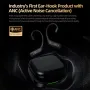 KZ AN01 bluetooth Module HiFi Gaming Earhooks Active Noise Cancellation Bilateral 4-Mic Call Noise Reduction LDAC HD Audio 40H Playback Low Gaming Latency Wireless Audio Receiver for KZ Earphone