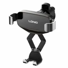 LDNIO MG13 Gravity Mechanical Car Phone Holder Car Air Vent Navigation Mount Stand 360° Rotation Stand for iPhone 16 16 Pro 15 15 Plus 14 13 for HUAWEI for SAMSUNG for XIAOMI