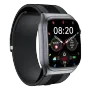 S15 2.06inch 3D Curved AMOLED Air Pump Airbag Accurate Blood Pressure Measurement ECG AI Medical Diagnosis Blood Sugar Blood Lipid Measurement Uric Acid Function bluetooth Call Heart Rate Blood Pressure Blood Oxygen Monitor Multi-sport Modes Smart Watch