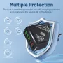 LYK-880 65W 6-Port USB PD Charger 4USB-A+2USB-C PD Fast Charging Wall Charger Adapter EU Plug for iPhone 16 16 Pro 15 14 13 Pro Max for Xiaomi 15pro for Samsung Galaxy S25 Ultra