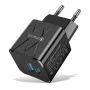 BK-315 PD25W 2-Port USB PD Charger USB-A+USB-C PD QC3.0 Fast Charging Wall Charger Adapter EU Plug for iPhone 16 16 Pro 15 Pro Max 14 13 for Huawei Mate 70 Pro for Xiaomi 15pro