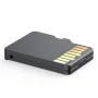 Budi CP580 TF Card Reader with TF Card Appearance Design 8 TF Cards Stroage Slots Support 480Mbps High Transmission Speed Memory Card Reader Case