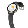 HW52 1.28inch HD Screen bluetooth Call ECG+PPG Non-invasive Blood Glucose Testing Heart Rate Blood Pressure Blood Oxygen Monitor Sleep Monitoring Multi-sport Modes Music Playback IP67 Waterproof Smart Watch