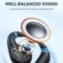Soundcore AeroFit Open-ear Earbuds Wireless bluetooth Earphone 14mm Dynamic 3D Stereo Bass 4-Mic AI Call Noise Cancelling 42H Playback IPX7 Waterproof Sports Earhooks Headphones