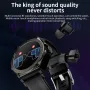 LOKMAT TIME GT 2-in-1 Smart TWS BT Earphones Watch 1.508 AMOLED Display bluetooth Call AI Voice Assistant Heart Rate Blood Pressure Blood Oxygen Monitor Women's Health Sleep Monitoring Multi-sport Modes Music Playback IP67 Waterproof Smart Watch