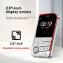 SERVO V10 Mini 2G GSM 2.01-inch Dual SIM Dual Standby 1200mAh FM Big Buttons Blacklist Speed Dial LED Flashlight Type-C Mobile Phone