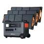 Blackview OSCAL PowerMax 6000 PM6000 3600Wh Portable Power Station with Blackview Oscal PM200 200W Foldable Solar Panel, LiFePO4 Solar Generator with AC Outlets, for Home Use, Outdoor Camping, RV Trip