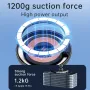 A8 Magnetic Car Mount Wireless Charger Holder 15W Fast Wireless Charging 1200g Strong Suction 360° Adjustable for iPhone Android