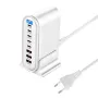 [GaN Tech] YMX-613 600W 8-Port USB PD Charger 3USB-A+5USB-C PD QC Fast Charging Digital Display Desktop Charging Station EU Plug US Plug for iPhone 16 16 Pro 15 14 13 Pro Max for Huawei Pura X for Xiaomi 15 Ultra for Samsung Galaxy S25 Ultra